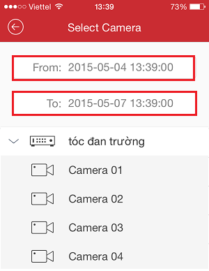 Phần mềm xem camera Hdparagon trên điện thoại-9